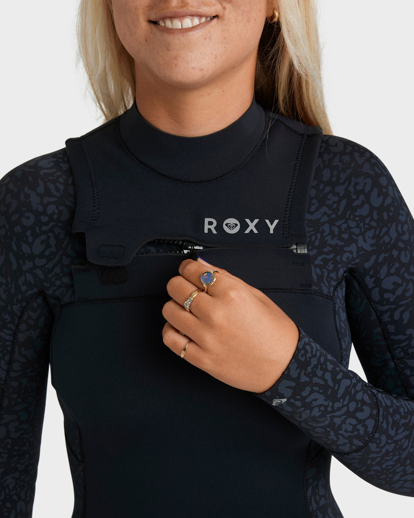 Womens 4/3mm Swell Natural Chest Zip Wetsuit