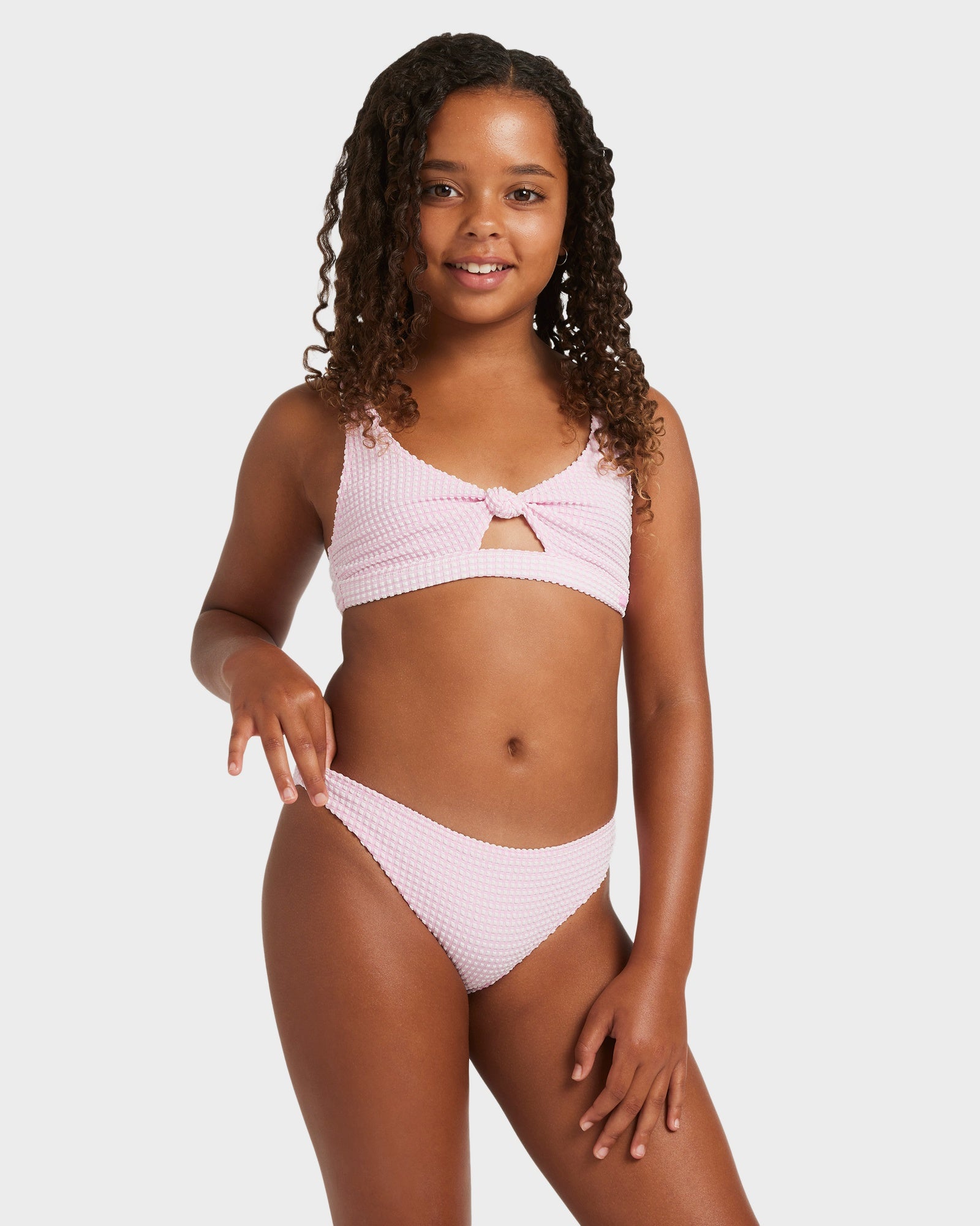 Girls 8-16 Daisy Check Bralette Two Piece Girls 8-16 Daisy Check Bralette Two Piece