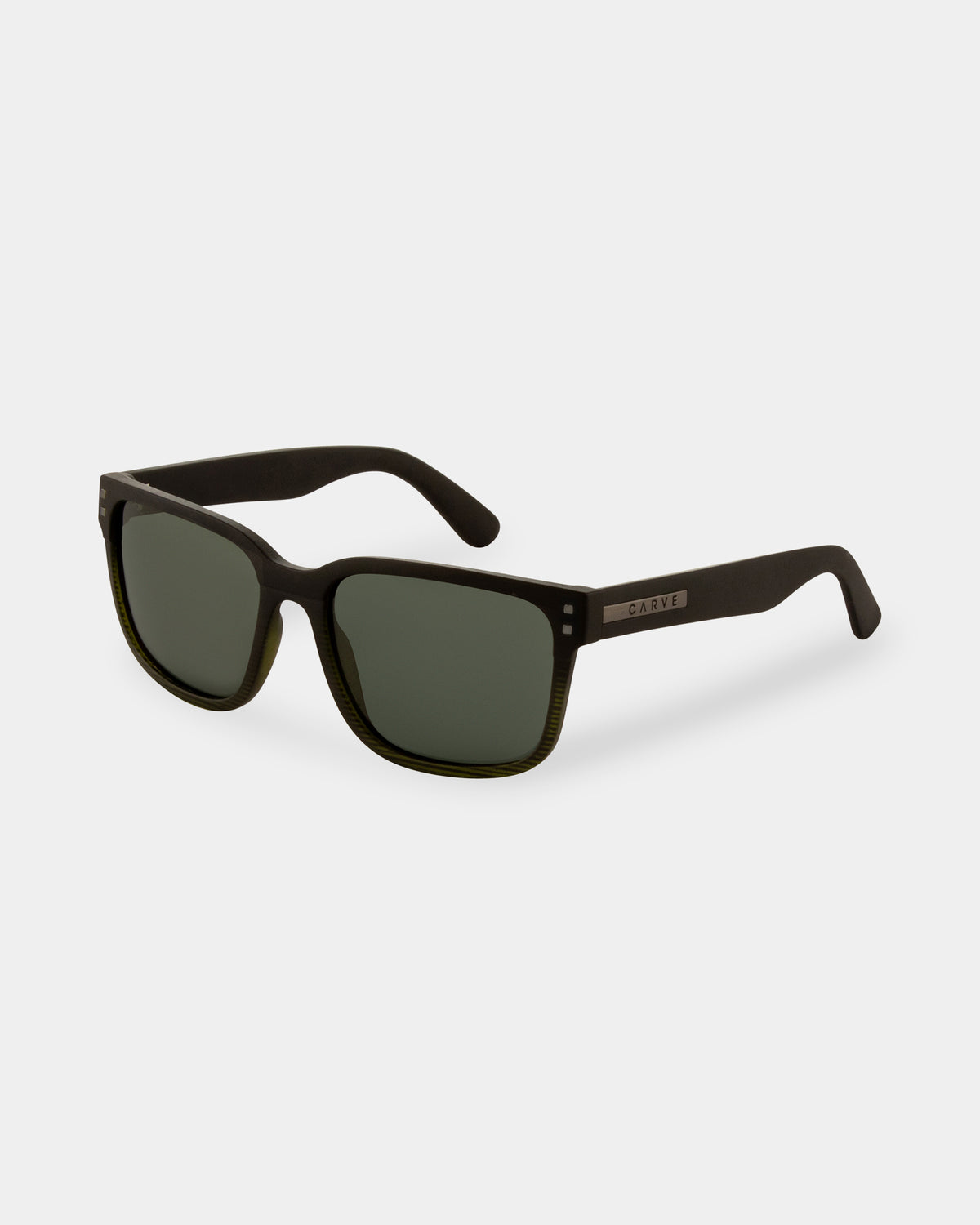 Rivals Xl Matte Black Olive Streak Polarised Sunglasses