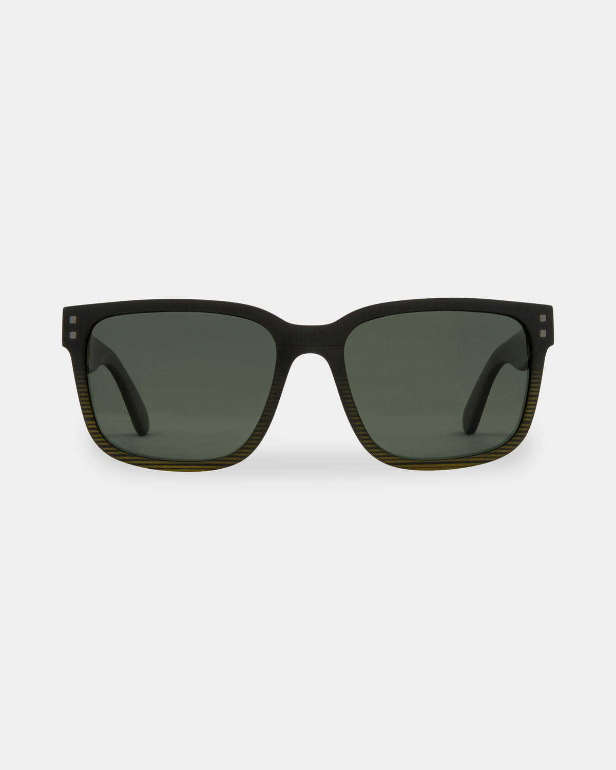 Rivals Xl Matte Black Olive Streak Polarised Sunglasses
