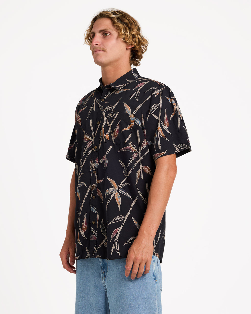 Mens Scaler Stone Woven Short Sleeve Shirt