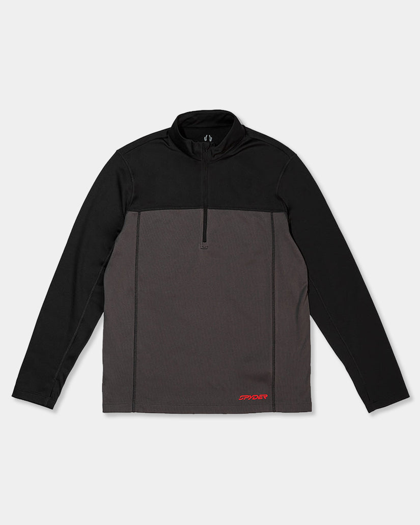Mens Charger Half Zip Base Layer Long Sleeve T-Shirt