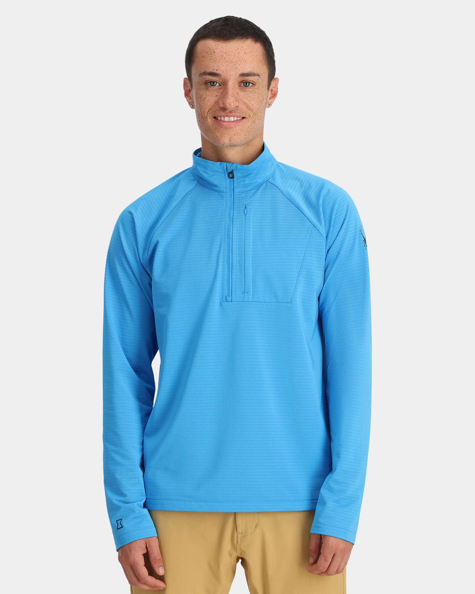 Mens Gridweb Half Zip Fleece Jumper Mens Gridweb Half Zip Fleece Jumper