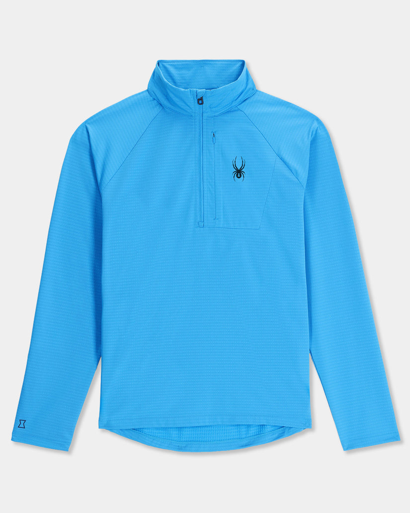 Mens Gridweb Half Zip Fleece Jumper