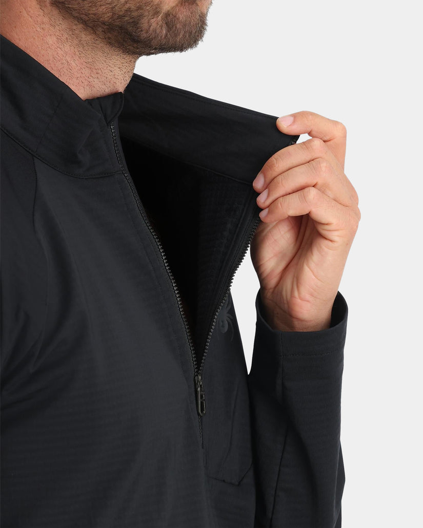 Mens Gridweb Half Zip Fleece Jumper
