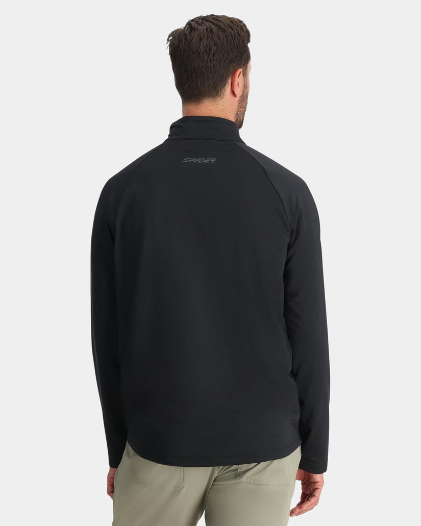 Mens Gridweb Half Zip Fleece Jumper