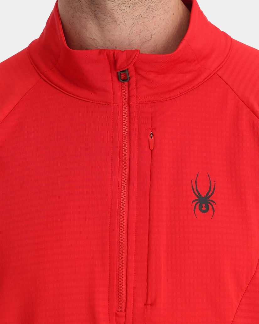 Mens Gridweb Half Zip Fleece Jumper
