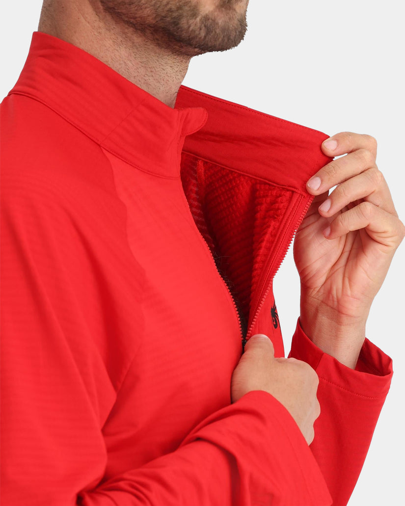 Mens Gridweb Half Zip Fleece Jumper