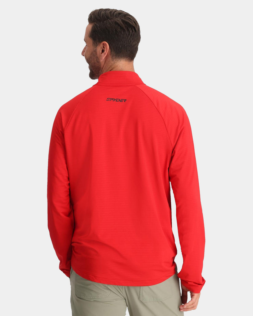 Mens Gridweb Half Zip Fleece Jumper