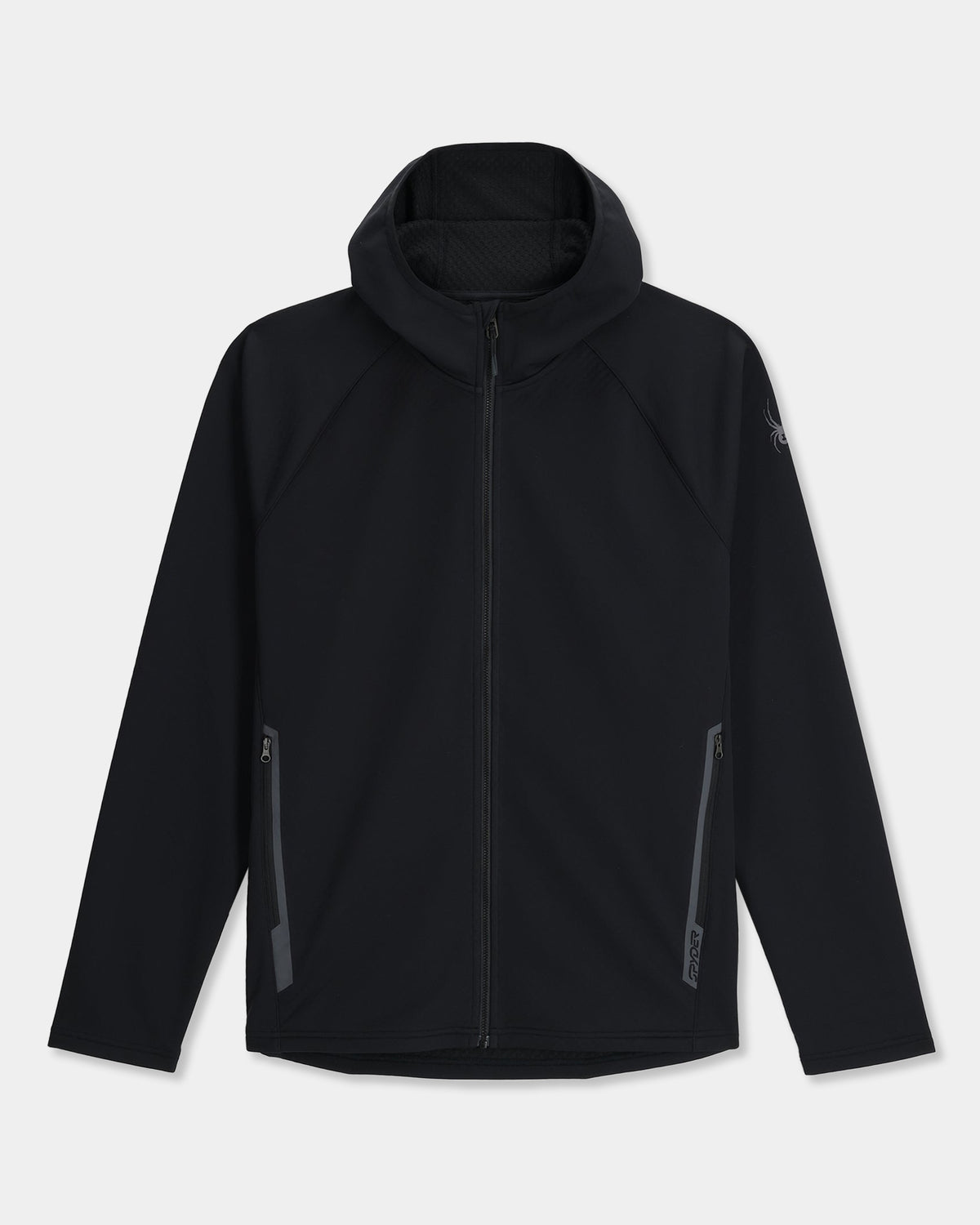 Mens Gridweb Shellfleece Zip Up Hoodie