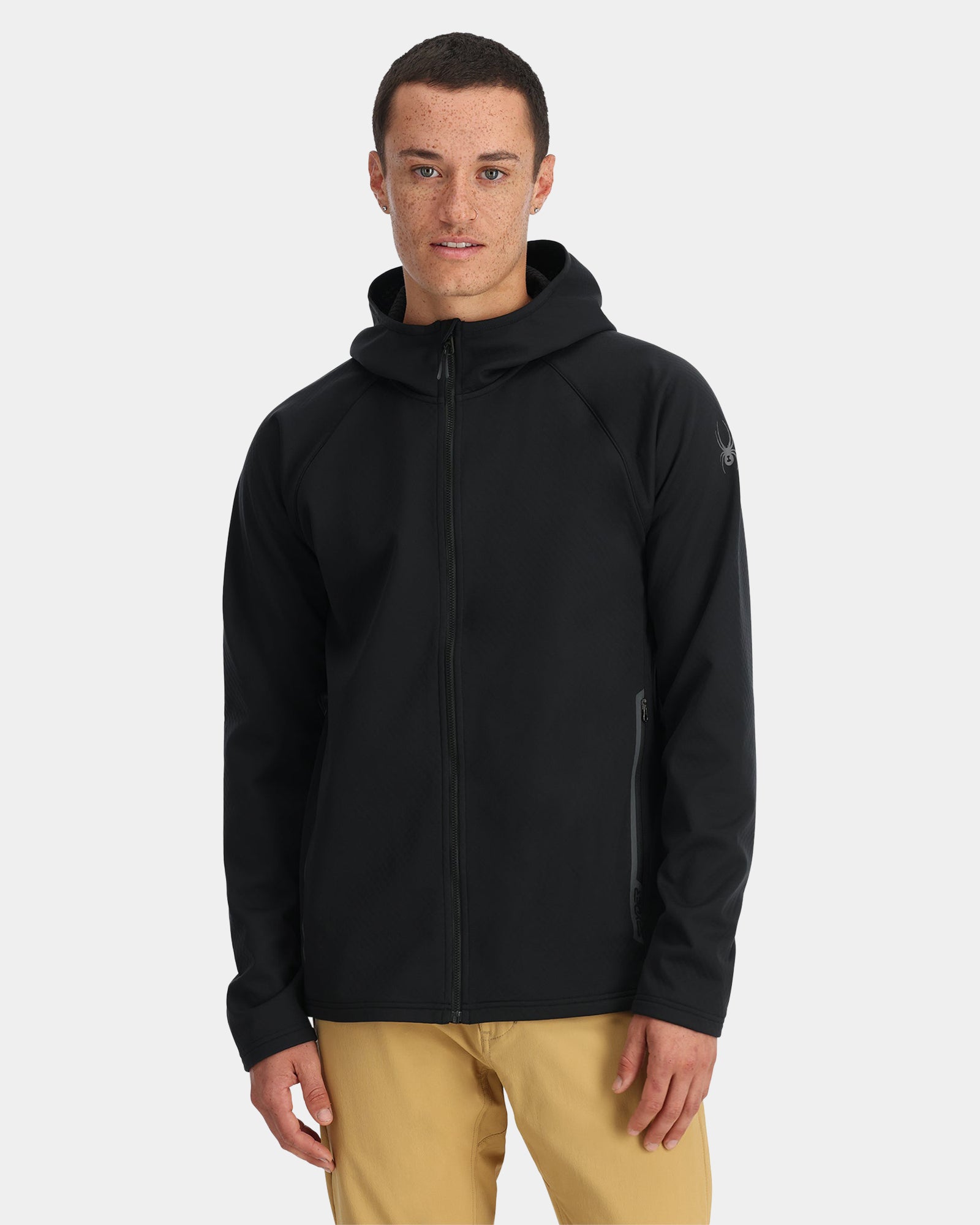 Mens Gridweb Shellfleece Zip Up Hoodie Mens Gridweb Shellfleece Zip Up Hoodie