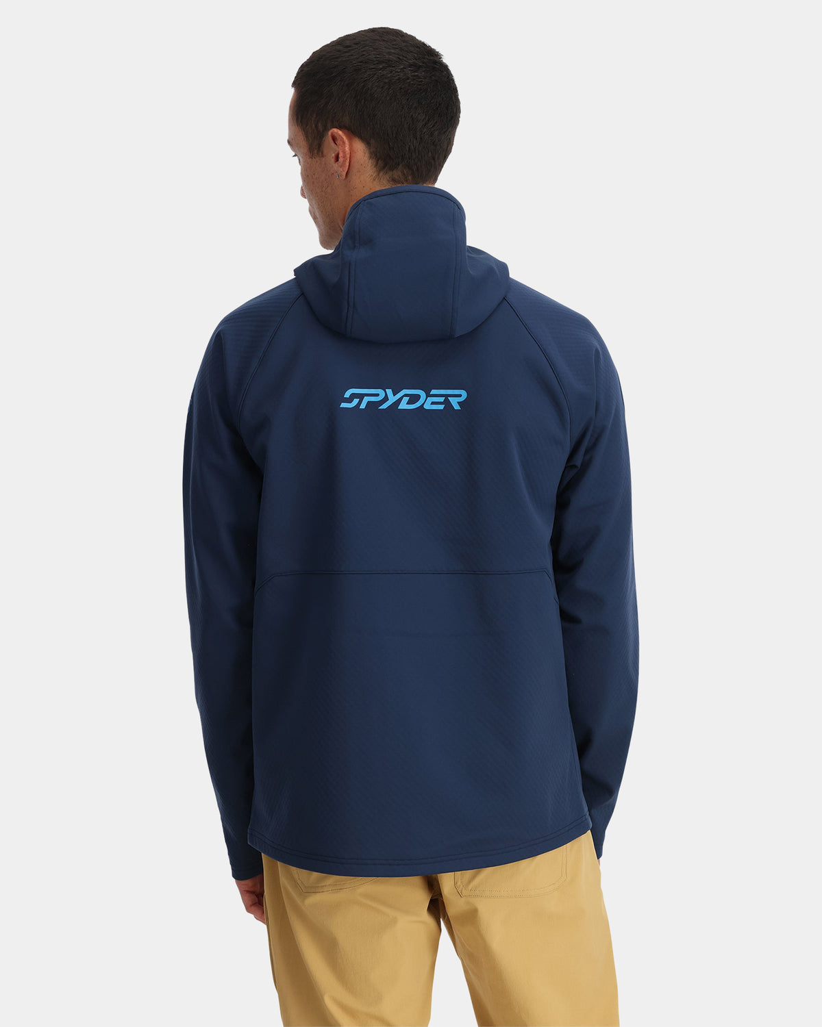 Mens Gridweb Shellfleece Zip Up Hoodie