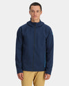 Mens Gridweb Shellfleece Zip Up Hoodie