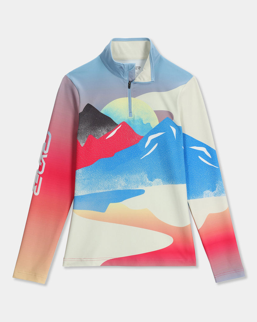 Womens Vivid Half Zip Jumper