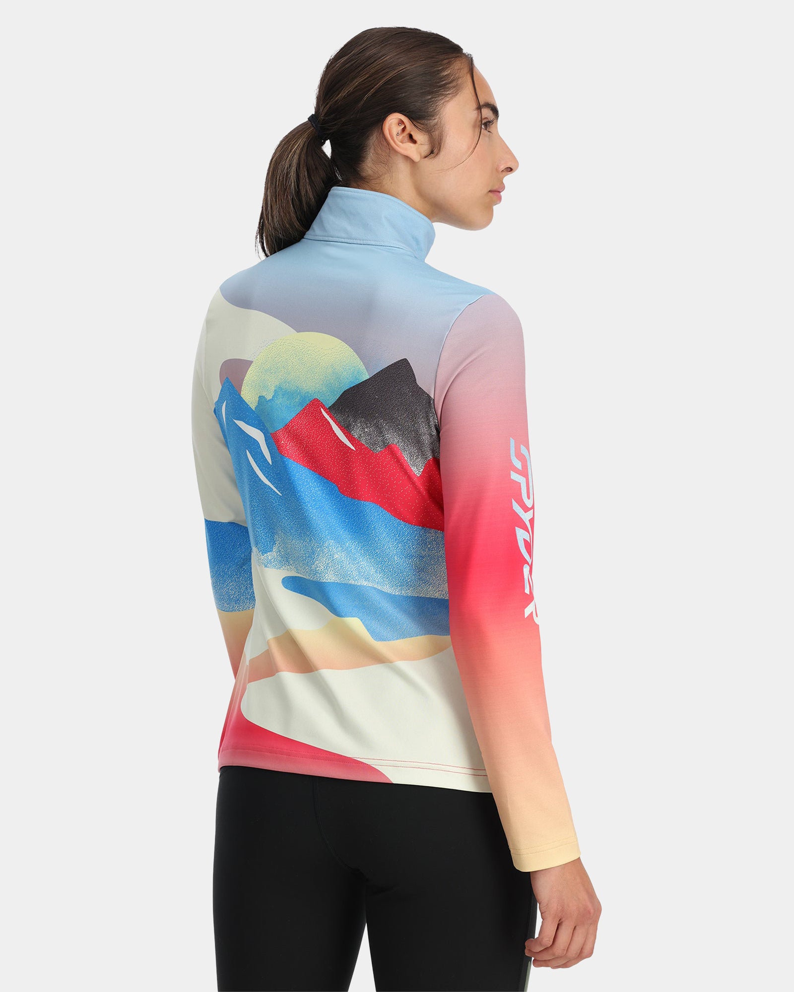 Womens Vivid Half Zip Jumper