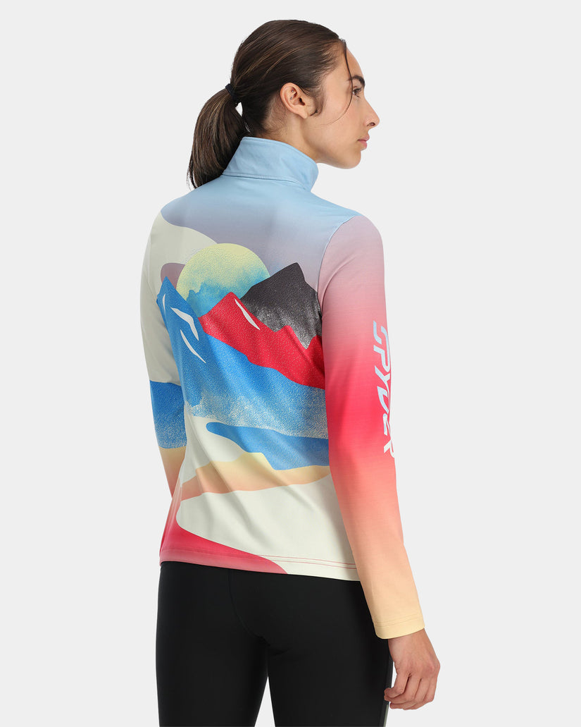 Womens Vivid Half Zip Jumper