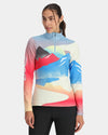 Womens Vivid Half Zip Jumper