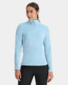 Womens Shimmer Bug Half Zip Fleece Jumper