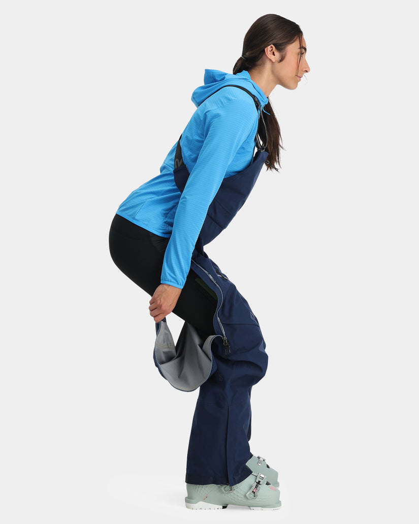 Womens Solitaire Bib Shell Snow Pants