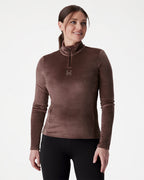 Womens Shimmer Bug Crew Neck