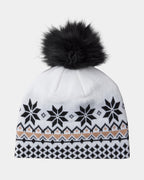 Womens Plait Pom Hat