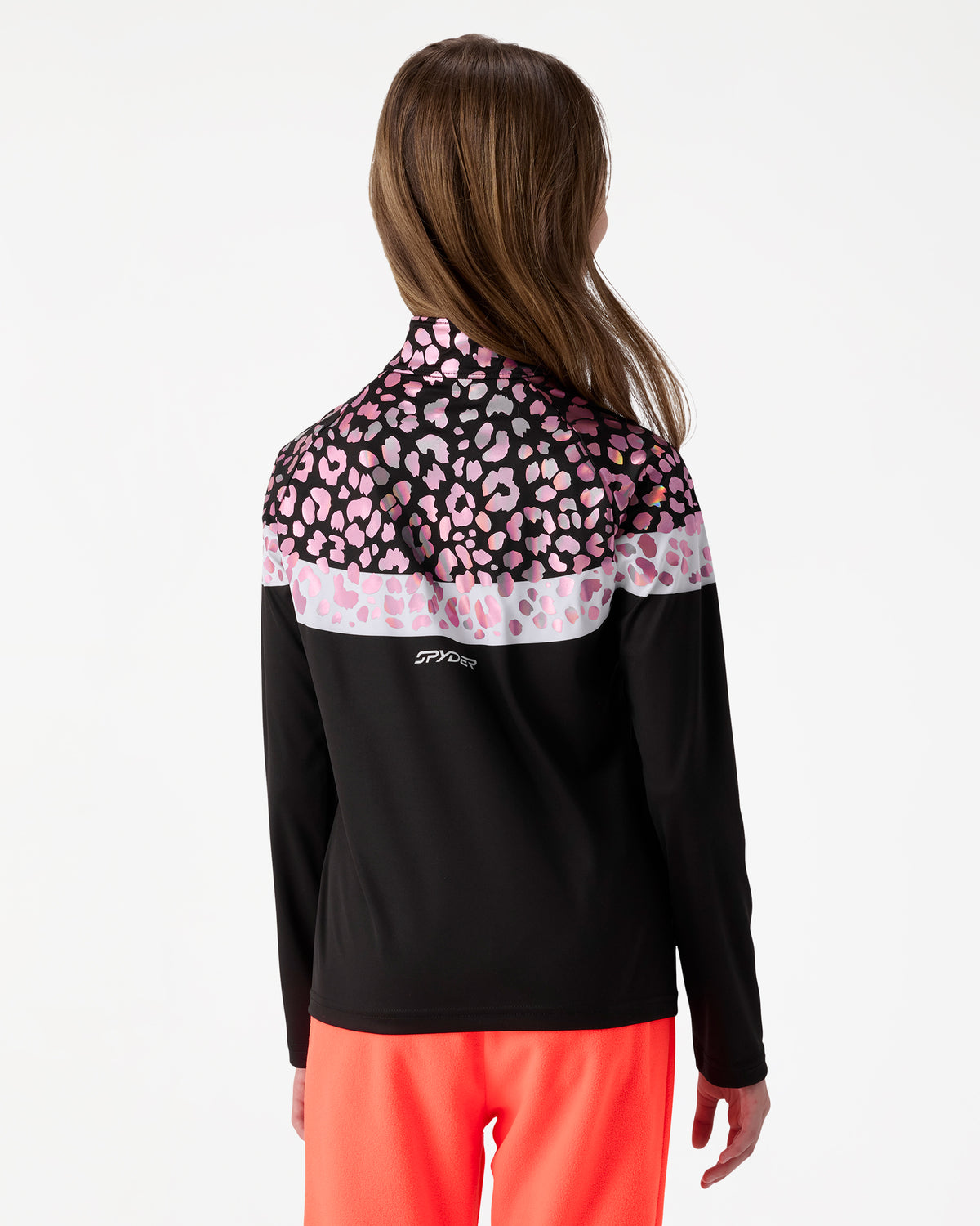 Big Girls Surface Half-Zip Long Sleeve Tops