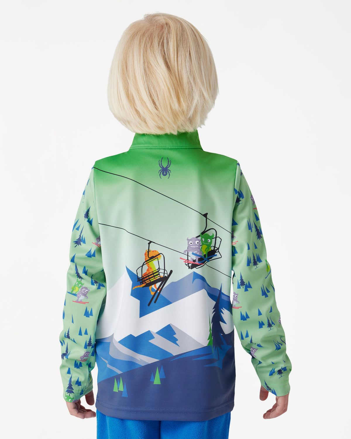 Little Boys Challenge  Half-Zip Long Sleeve Tops