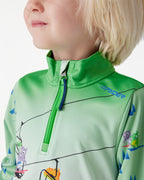 Little Boys Challenge  Half-Zip Long Sleeve Tops