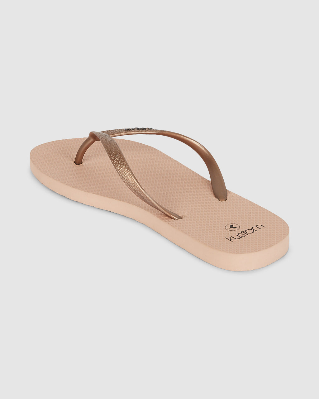 WOMENS CLASSIC ROSE TAN THONGS