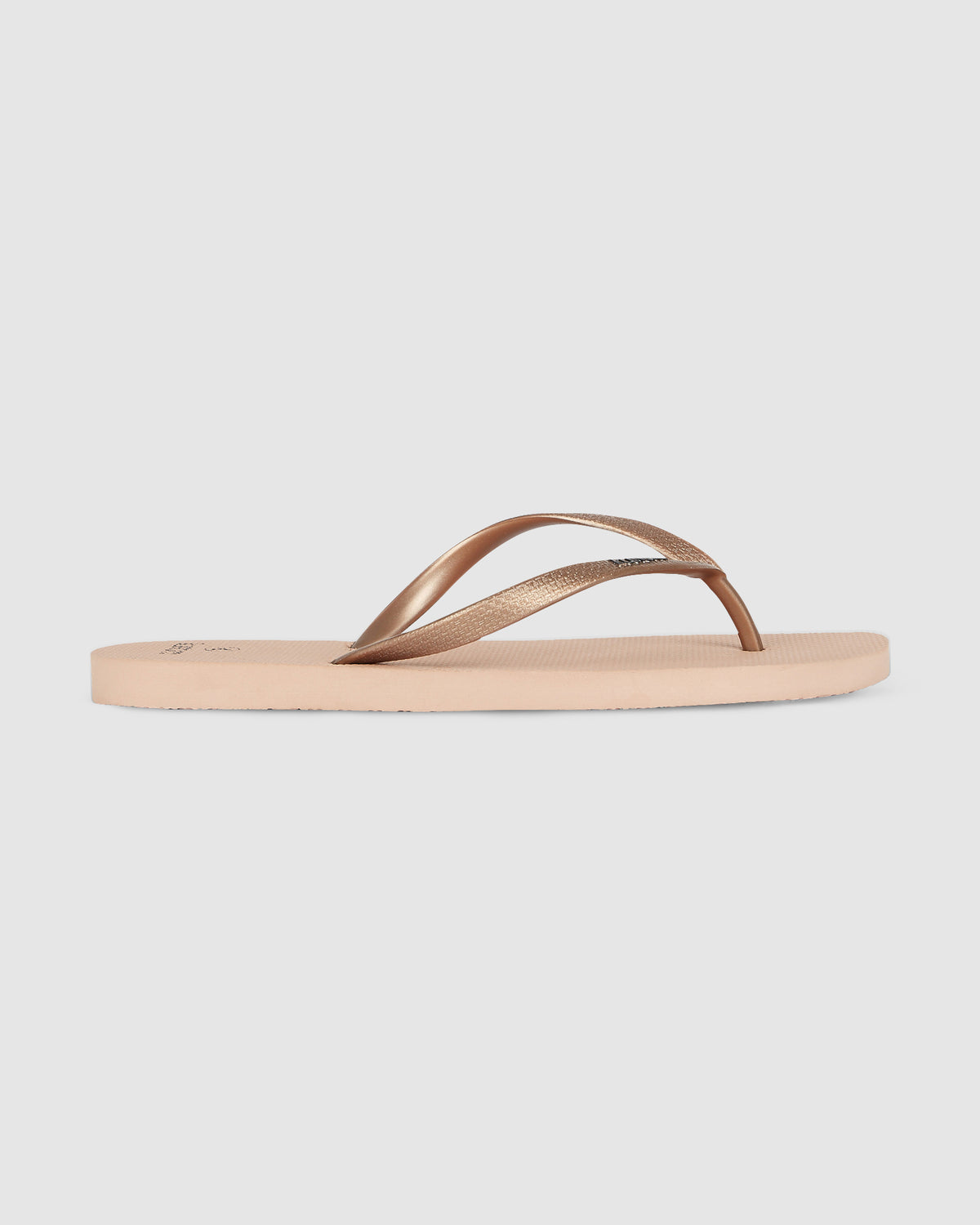 WOMENS CLASSIC ROSE TAN THONGS