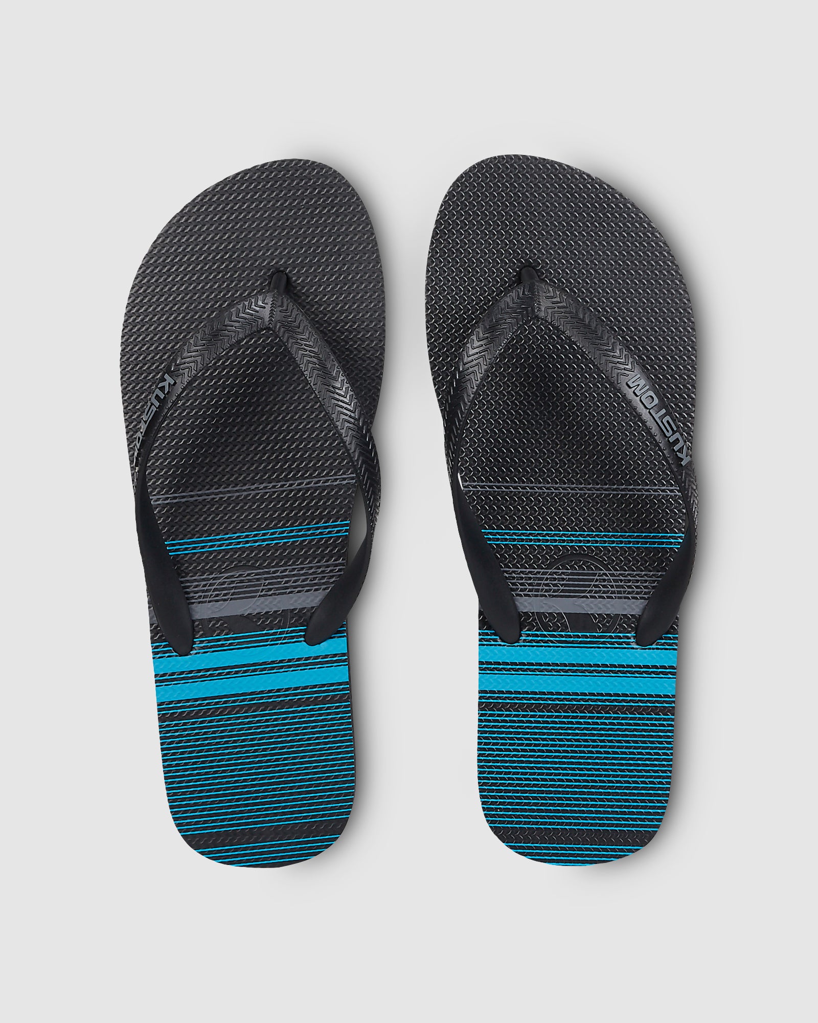 Buy MENS BLEND BASE STRIPES THONGS by Kustom Surf Dive 'n Ski