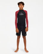Boys 8-16 On Tour Long Sleeve Rash Vest