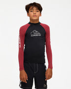 Boys 8-16 On Tour Long Sleeve Rash Vest