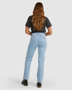 Womens A 94 High Straight Denim Jeans