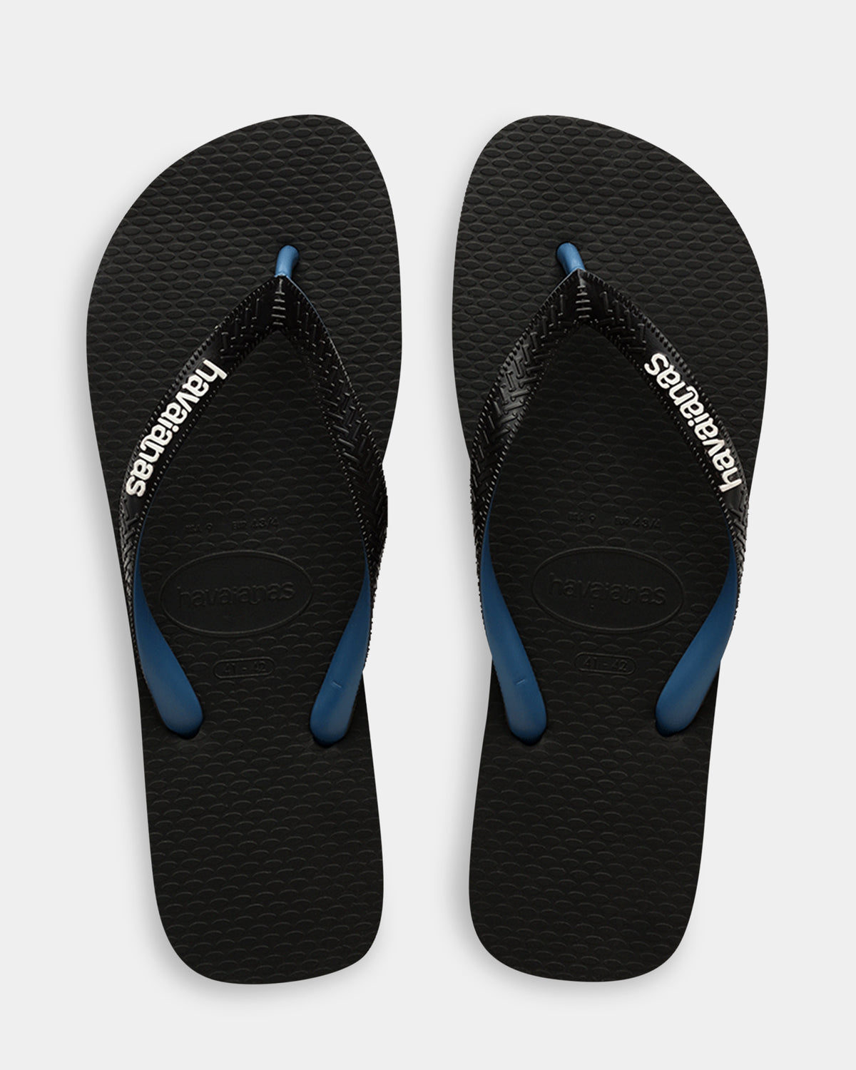 RUBBER LOGO BLACK BLUE