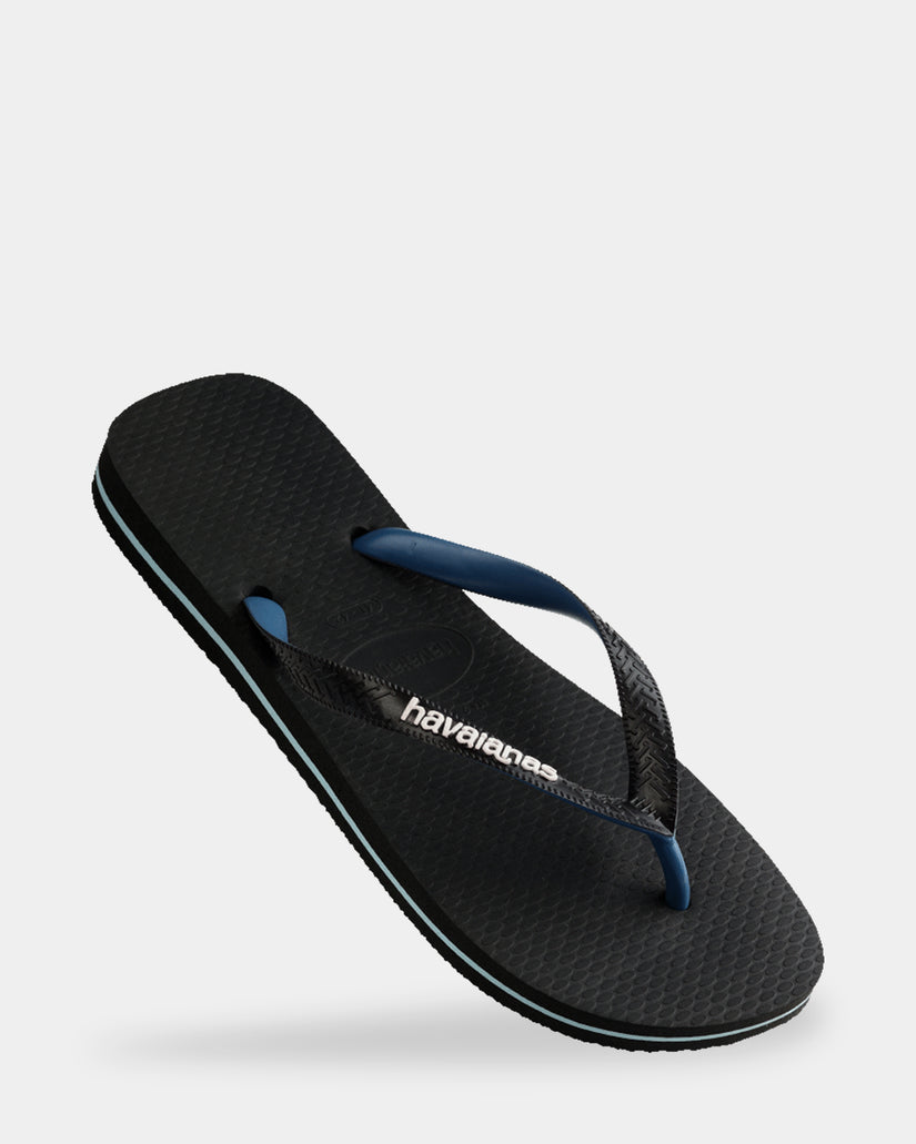 KIDS 2-7 RUBBER LOGO BLACK BLUE