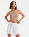 Womens Place To Elastic Waist Shorts