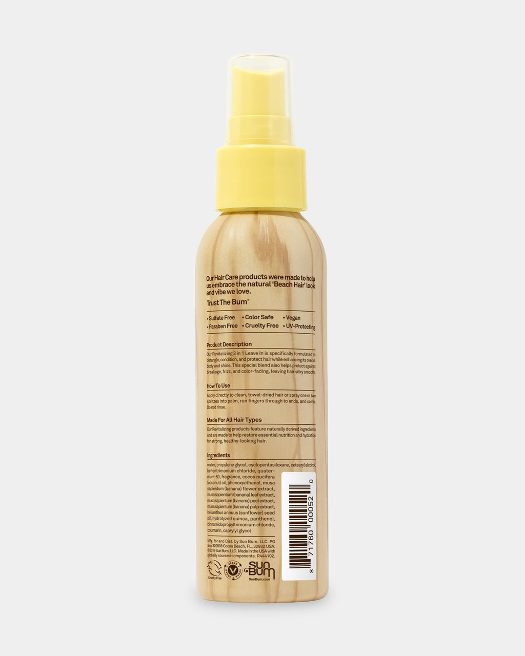 Sun Bum Beach Formula 3 in 1 Sun Screen