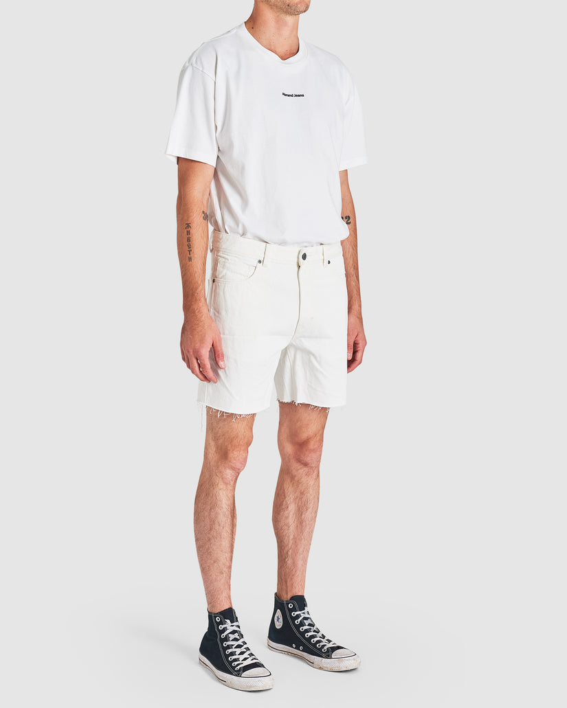 Mens A Cropped Slim Malt Shake Shorts