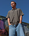 Mens Chavo Button Short Sleeve Shirt