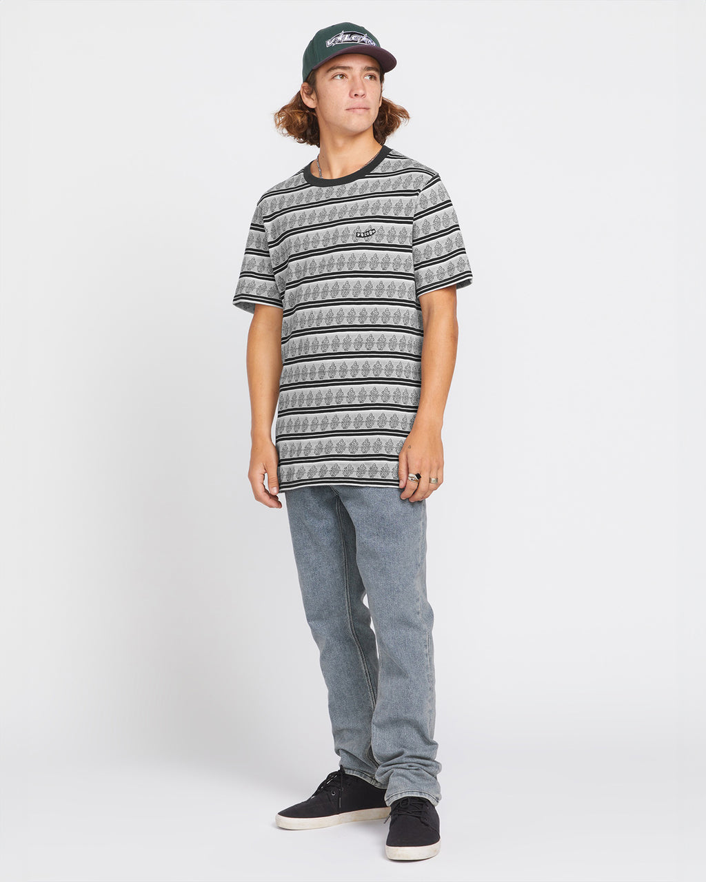 MENS BONE STAMP CREW T-SHIRT