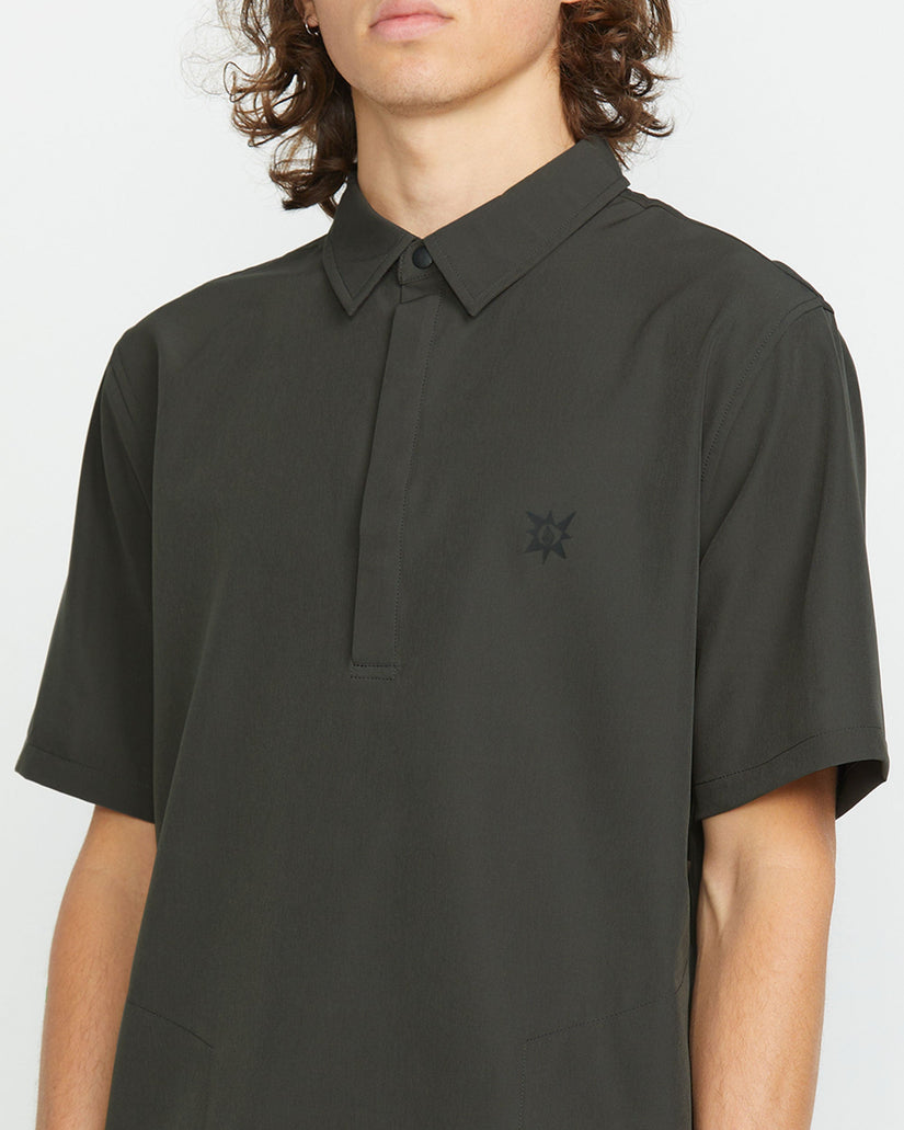 Mens TT Sense Popover Short Sleeve Shirt
