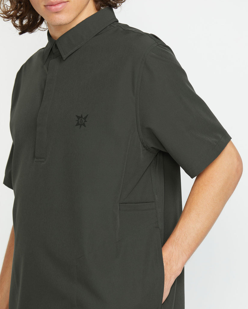 Mens TT Sense Popover Short Sleeve Shirt