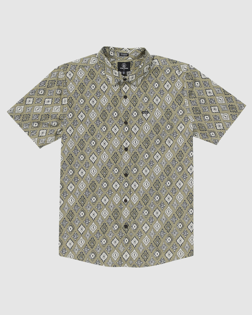 MENS SCALER STONE WOVEN SHORT SLEEVE TOP