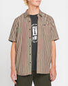 MENS ARVOSTRIPE WOVEN SHORT SLEEVE TOP