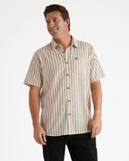MENS ARVOSTRIPE WOVEN SHORT SLEEVE SHIRT