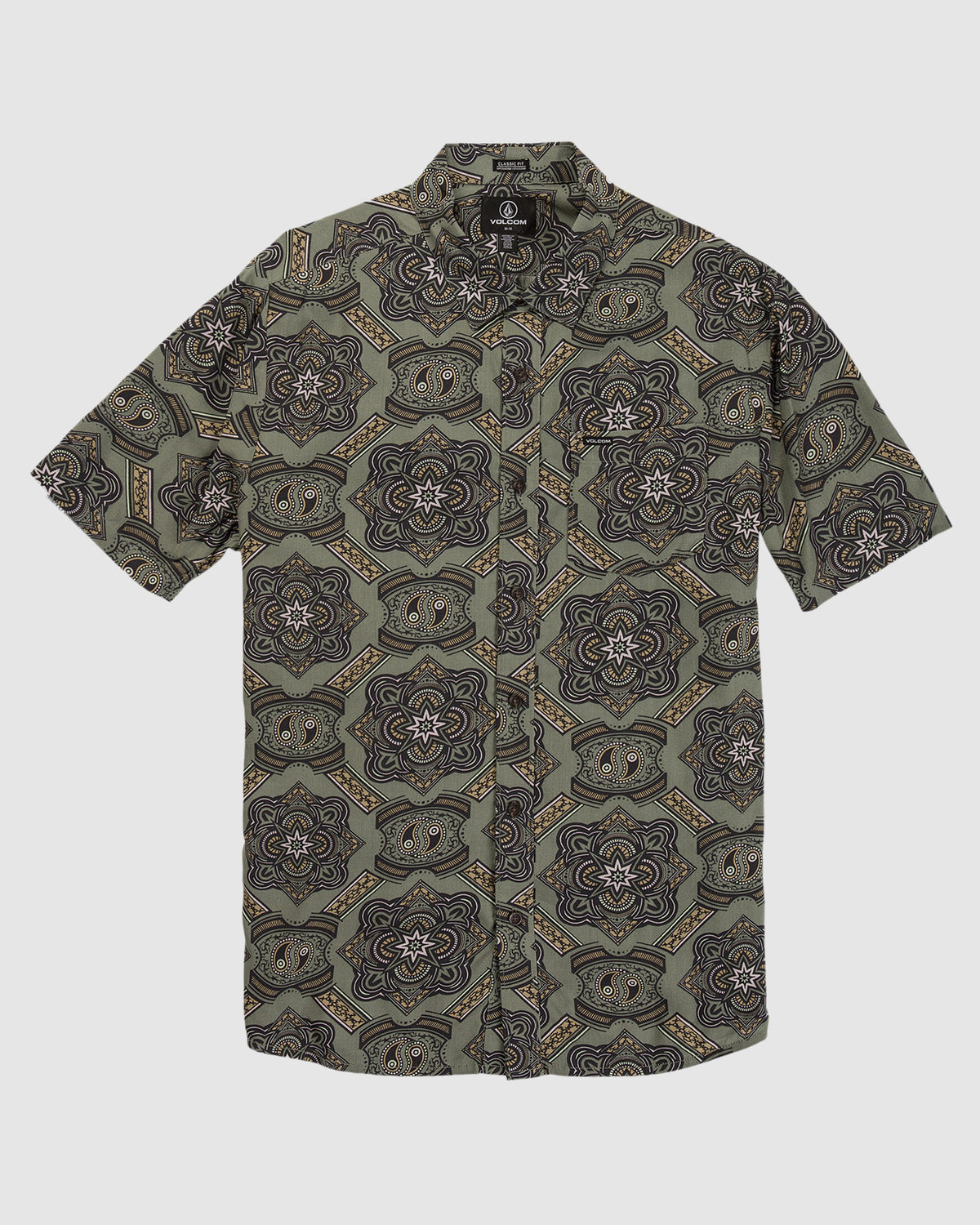 Mens Gazer Woven Short Sleeve Shirt
