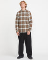 Mens Caden Plaid Long Sleeve Shirt