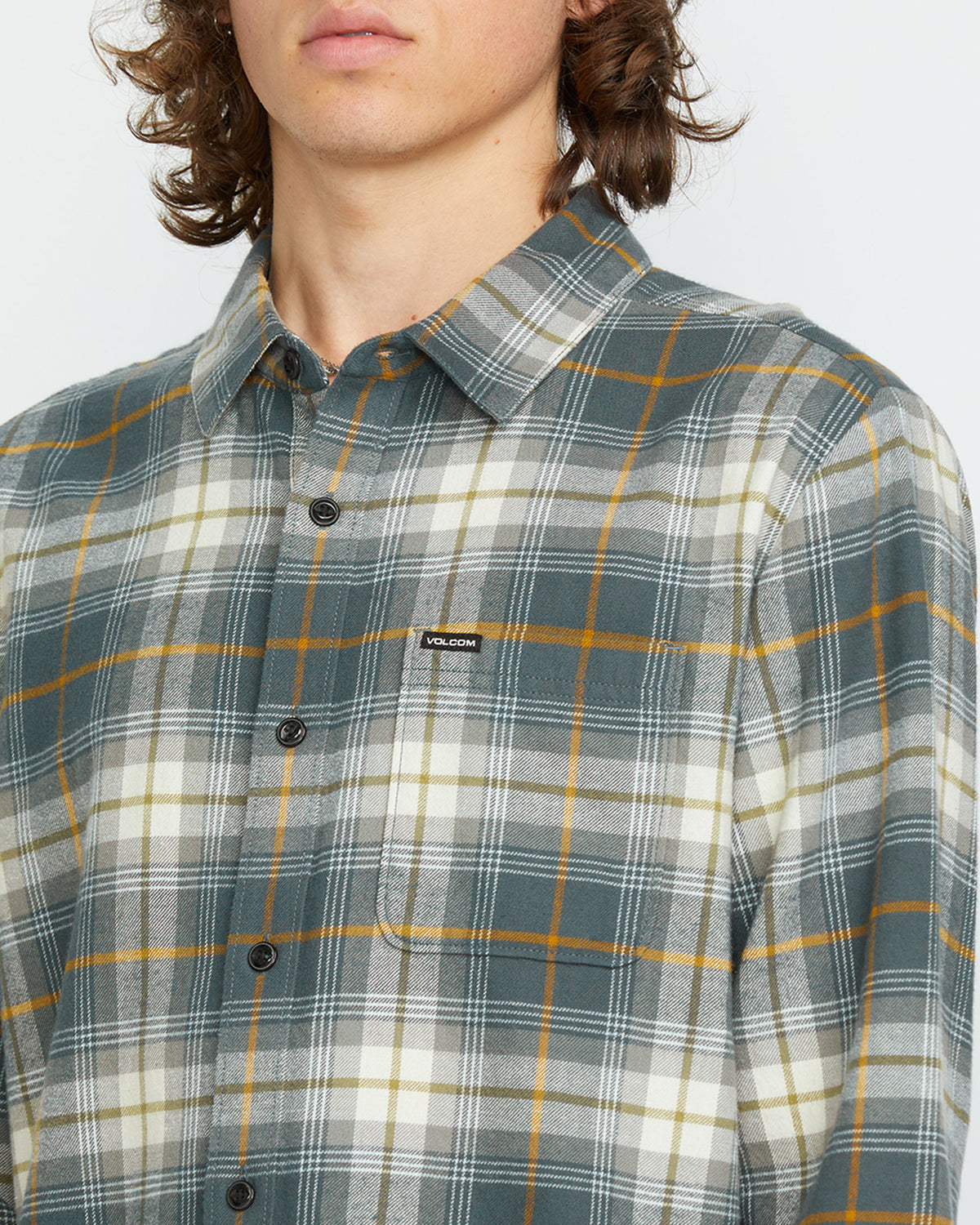 Mens Caden Plaid Long Sleeve Shirt