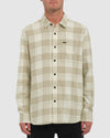 MENS CADEN PLAID LONG SLEEVE TOP